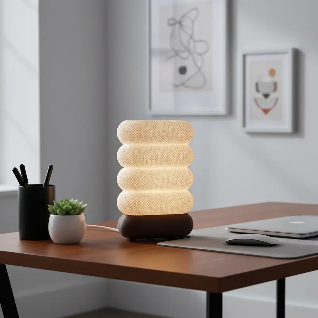 Lámpara de mesa 3D Ondas