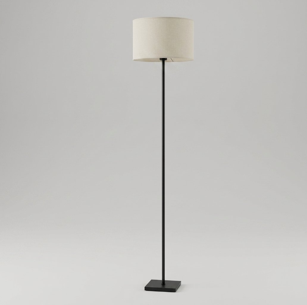 Lampara de pie MINIMALISTA NEGRA