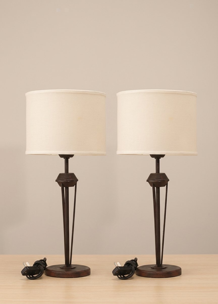 Velador NAGU - Pantalla NATURAL X2 PAR